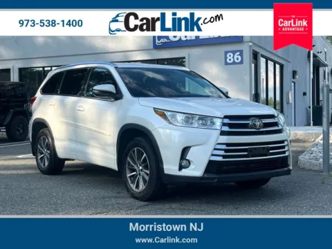 White 2018 Toyota Highlander XLE for sale in Morristown, NJ