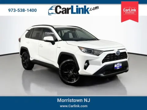 White 2021 Toyota RAV4 Hybrid XLE for sale in Morristown, NJ