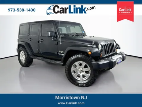 Black 2013 Jeep Wrangler Unlimited Sahara for sale in Morristown, NJ