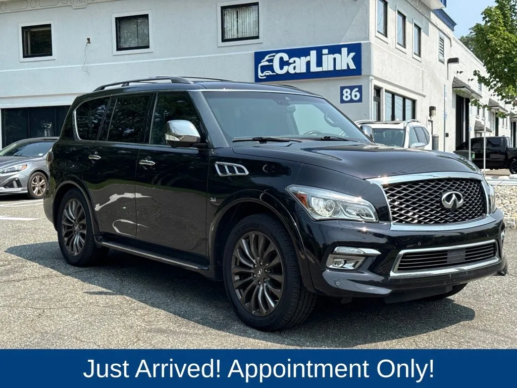 Black 2017 INFINITI QX80 Limited for sale in Morristown, NJ