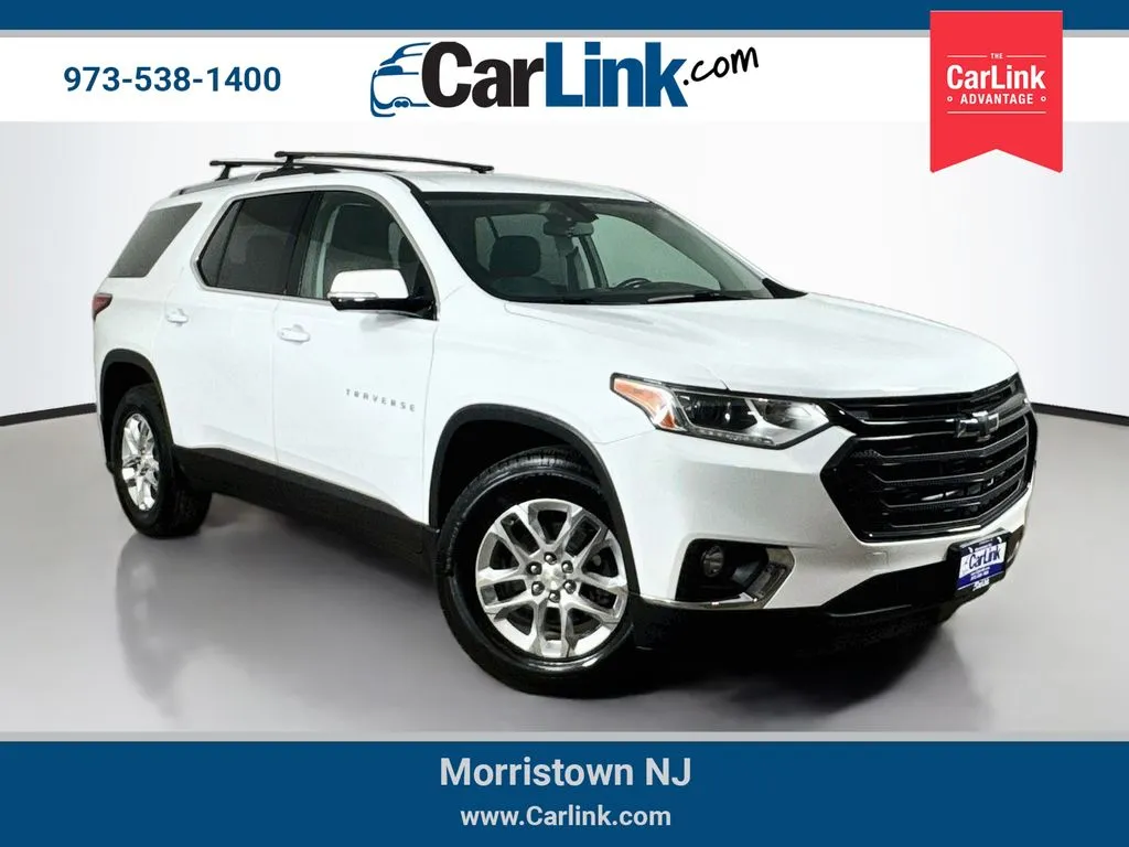 White 2018 Chevrolet Traverse LT for sale in Morristown, NJ