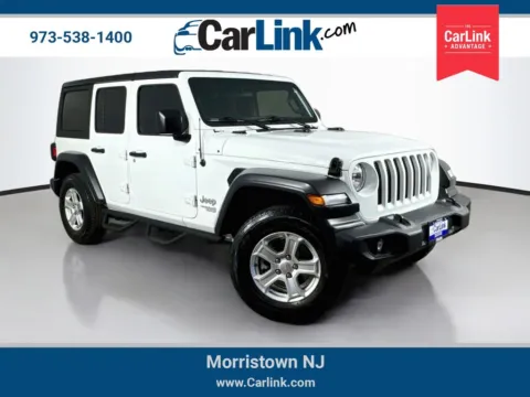 White 2018 Jeep Wrangler Unlimited Sport S for sale in Morristown, NJ
