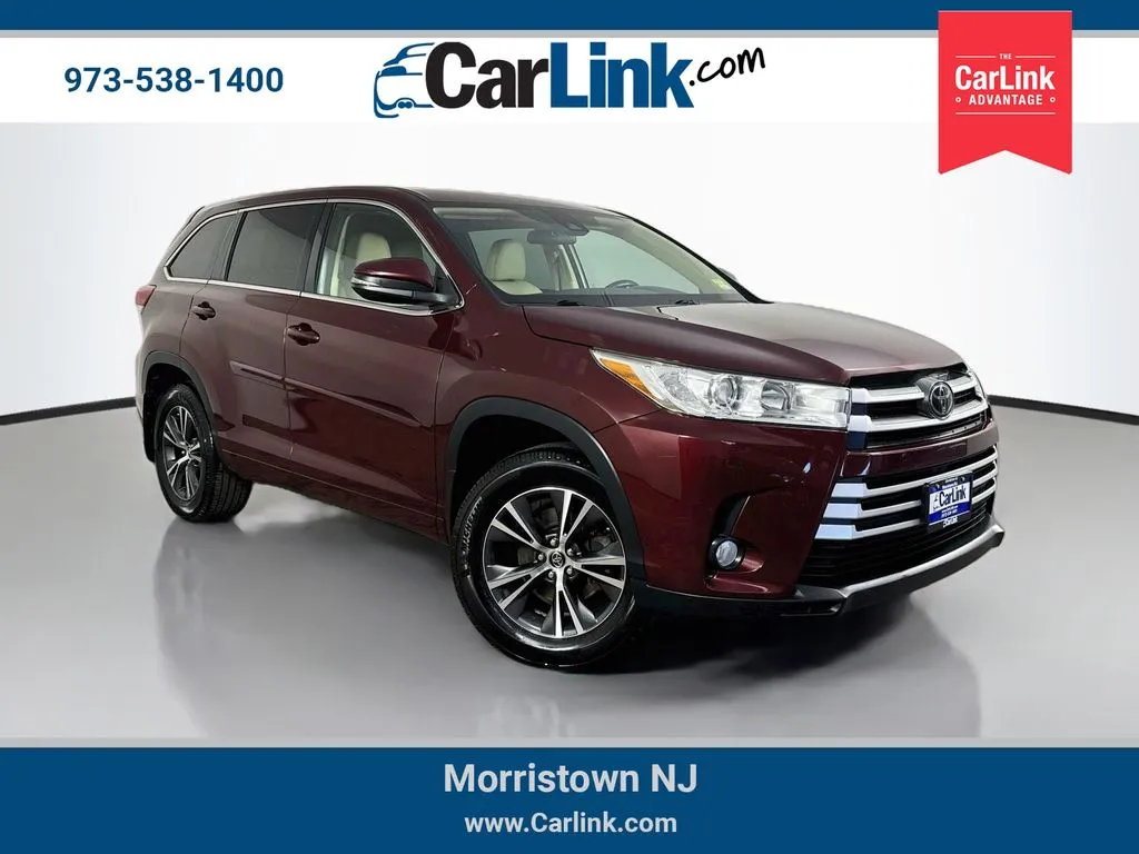 Red 2017 Toyota Highlander LE Plus for sale in Morristown, NJ