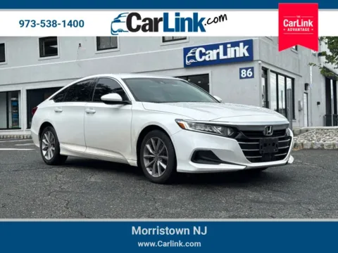 White 2021 Honda Accord LX for sale in Morristown, NJ