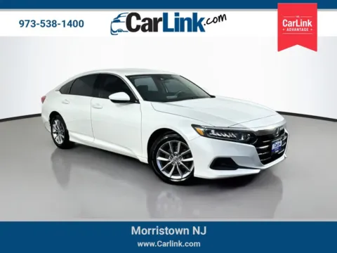 White 2021 Honda Accord LX for sale in Morristown, NJ