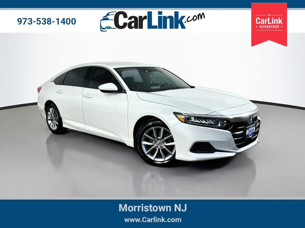 White 2021 Honda Accord LX for sale in Morristown, NJ