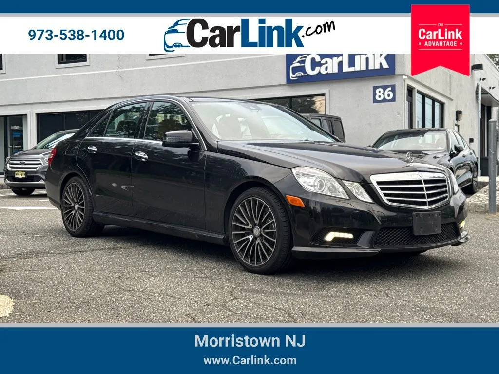 Black 2011 Mercedes-Benz E-Class E 550 for sale in Morristown, NJ