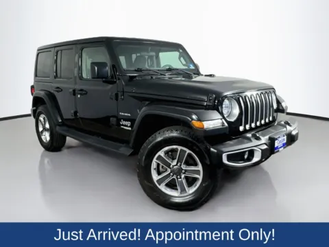 Black 2018 Jeep Wrangler Unlimited Sahara for sale in Morristown, NJ