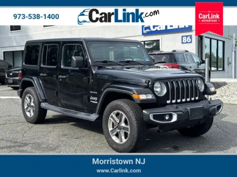 Black 2018 Jeep Wrangler Unlimited Sahara for sale in Morristown, NJ