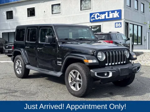 Black 2018 Jeep Wrangler Unlimited Sahara for sale in Morristown, NJ