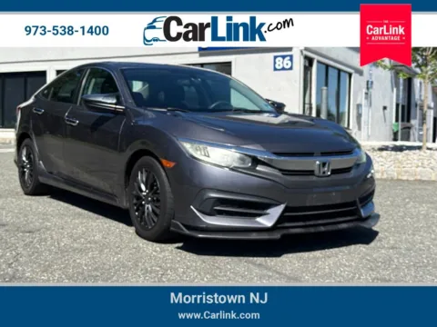 Gray 2016 Honda Civic LX for sale in Morristown, NJ