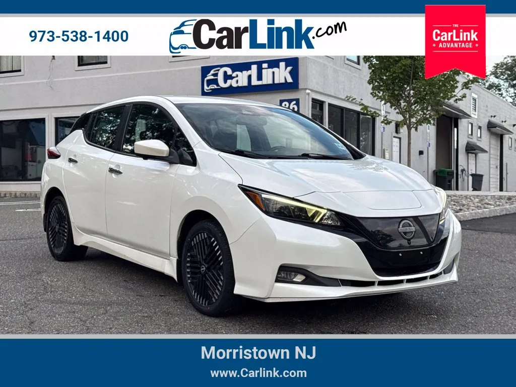 White 2023 Nissan Leaf SV Plus for sale in Morristown, NJ
