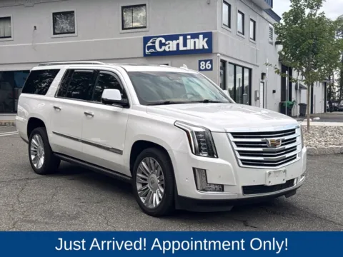 White 2017 Cadillac Escalade ESV Platinum Edition for sale in Morristown, NJ