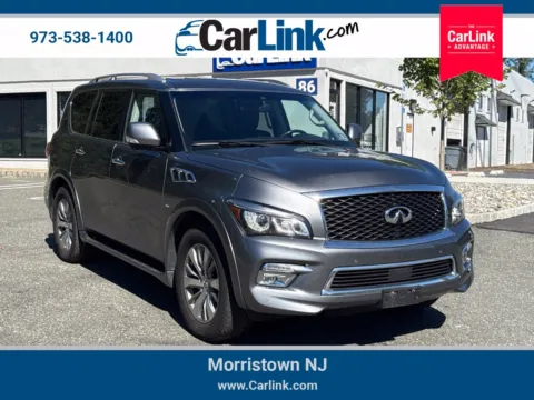 Gray 2017 INFINITI QX80 for sale in Morristown, NJ