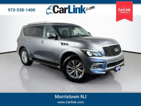Gray 2017 INFINITI QX80 for sale in Morristown, NJ