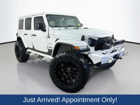 White 2019 Jeep Wrangler Unlimited Sahara for sale in Morristown, NJ