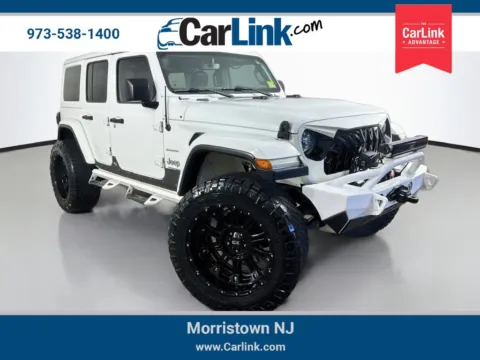 White 2019 Jeep Wrangler Unlimited Sahara for sale in Morristown, NJ