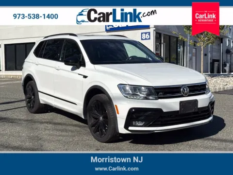 White 2021 Volkswagen Tiguan 2.0T SE R-Line Black for sale in Morristown, NJ