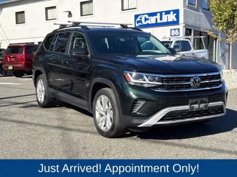 Green 2021 Volkswagen Atlas 3.6L V6 SE w/Technology for sale in Morristown, NJ