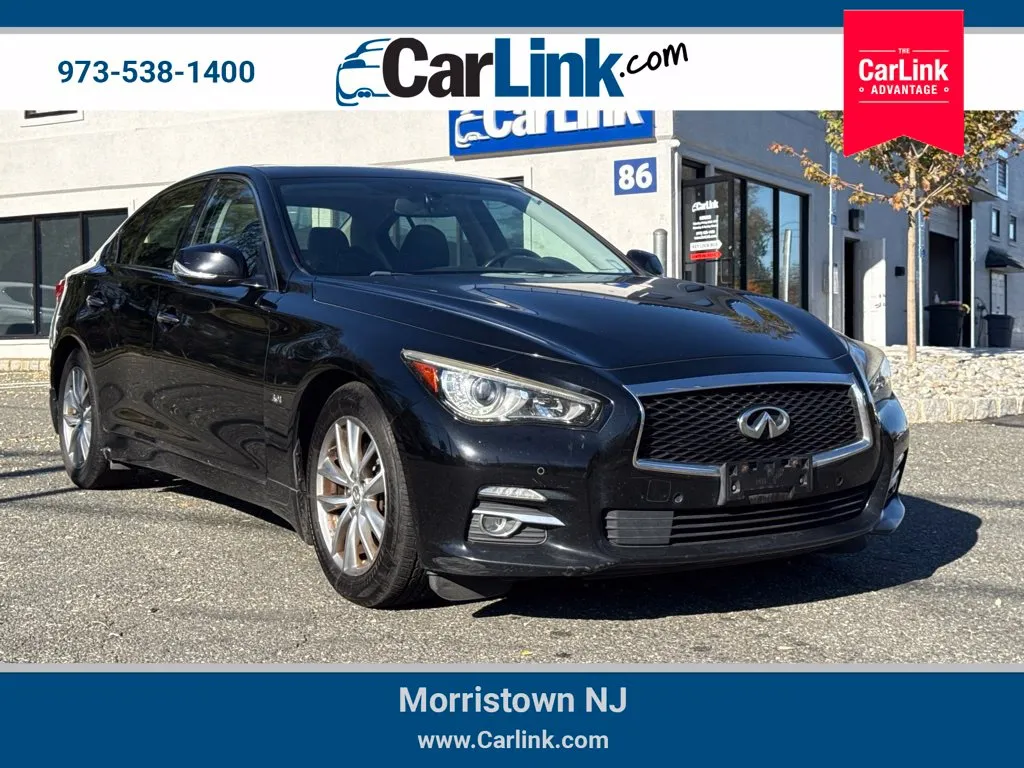 Black 2017 INFINITI Q50 3.0t Premium for sale in Morristown, NJ