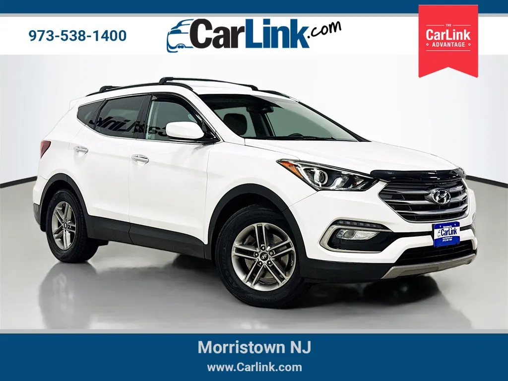 White 2017 Hyundai Santa Fe Sport 2.4 Base for sale in Morristown, NJ