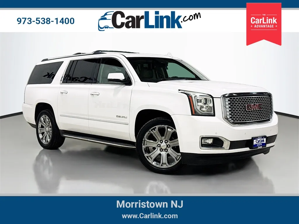 White 2015 GMC Yukon XL Denali for sale in Morristown, NJ
