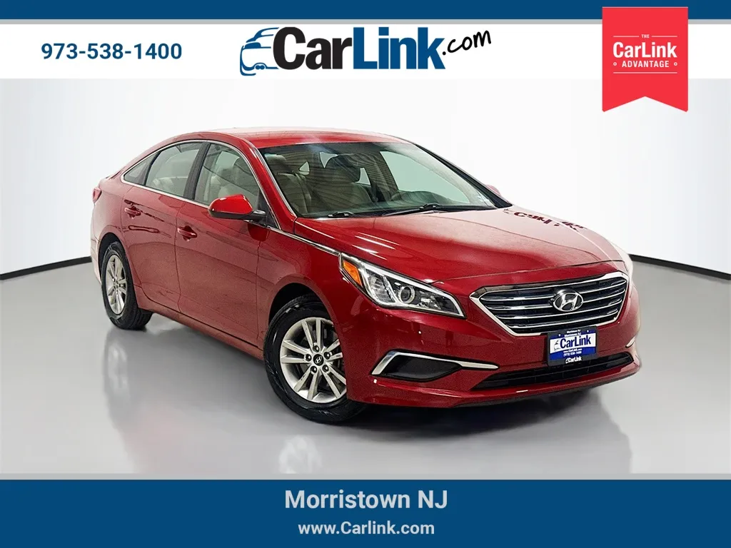 Red 2017 Hyundai Sonata SE for sale in Morristown, NJ