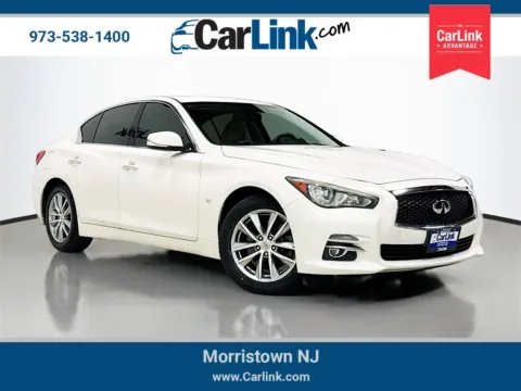 White 2015 INFINITI Q50 Premium for sale in Morristown, NJ