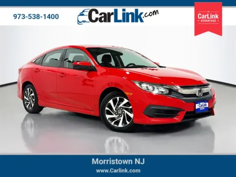 Red 2016 Honda Civic EX for sale in Morristown, NJ