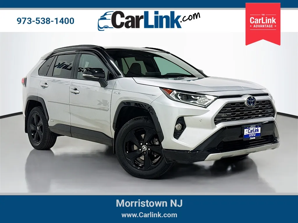 Black 2021 Toyota RAV4 Hybrid XSE for sale in Morristown, NJ