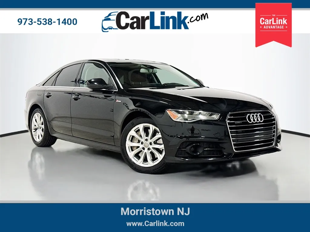 Black 2018 Audi A6 3.0T Premium Plus for sale in Morristown, NJ