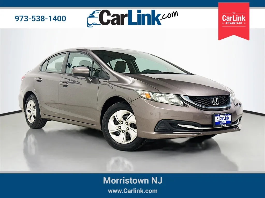 Gray 2015 Honda Civic LX for sale in Morristown, NJ