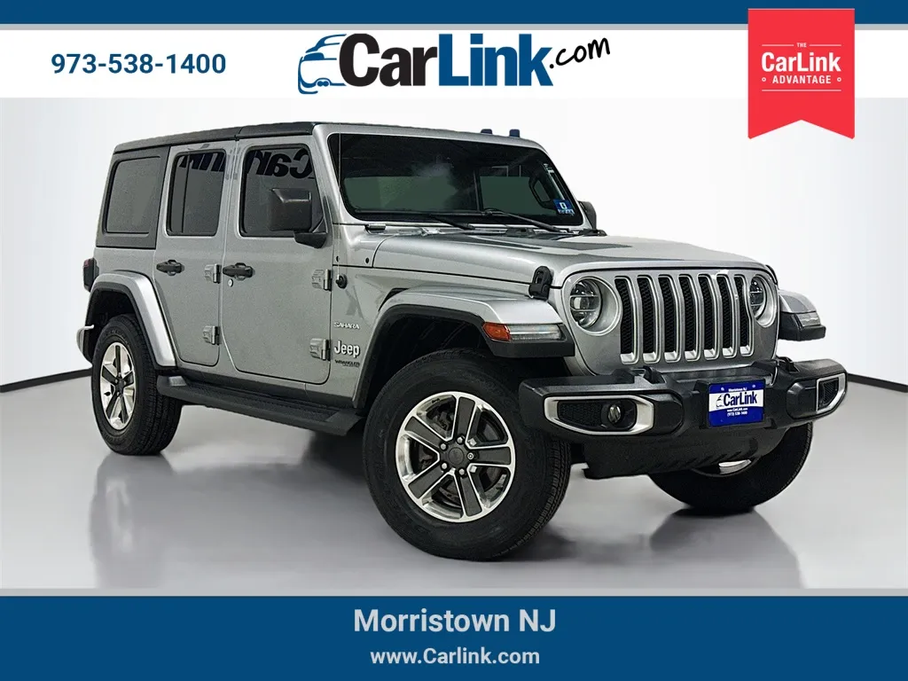Silver 2018 Jeep Wrangler Unlimited Sahara for sale in Morristown, NJ