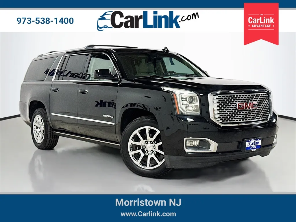 Black 2015 GMC Yukon XL Denali for sale in Morristown, NJ