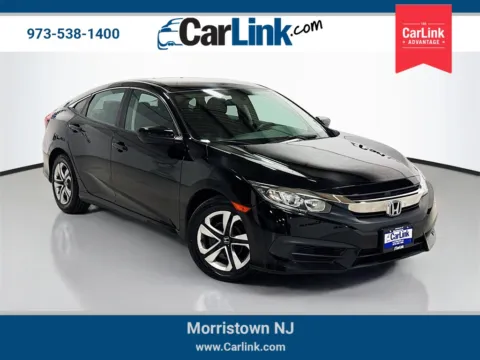 Black 2016 Honda Civic LX for sale in Morristown, NJ