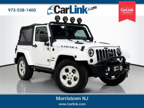 White 2015 Jeep Wrangler Sahara for sale in Morristown, NJ