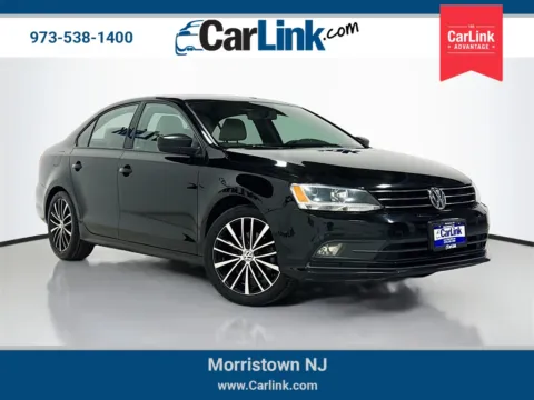 Black 2015 Volkswagen Jetta 1.8T Sport for sale in Morristown, NJ