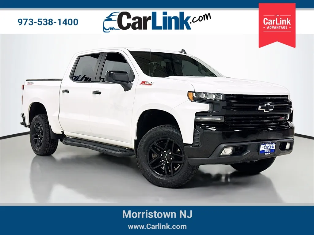 White 2021 Chevrolet Silverado 1500 LT Trail Boss for sale in Morristown, NJ