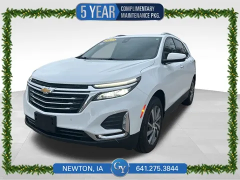 White 2022 Chevrolet Equinox Premier for sale in Newton, IA