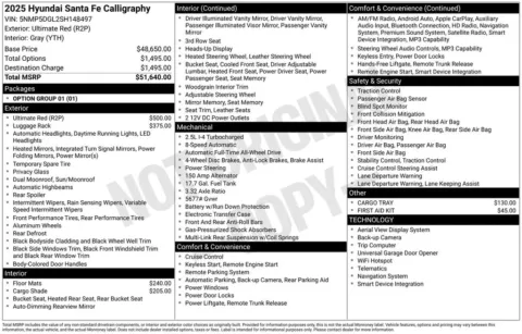 Photos of 2025 Hyundai Santa Fe Calligraphy for sale in Newton, IA at Gregg Young Newton