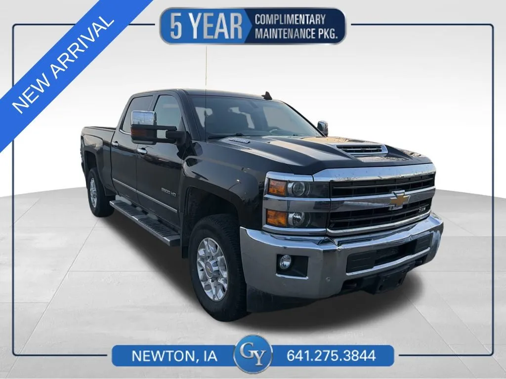 Black 2019 Chevrolet Silverado 2500HD LTZ for sale in Newton, IA