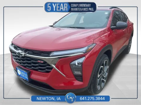 Red 2026 Chevrolet Trax 2RS for sale in Newton, IA