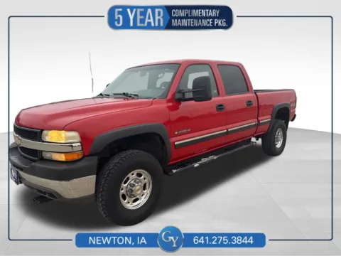 Red 2002 Chevrolet Silverado 2500HD LS for sale in Newton, IA