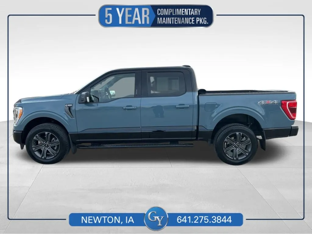 Blue 2023 Ford F-150 XLT for sale in Newton, IA