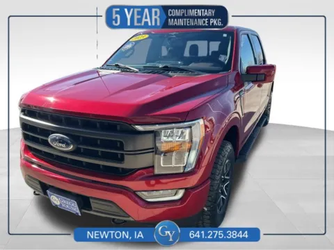 Red 2023 Ford F-150 Lariat for sale in Newton, IA