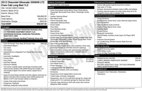 Photos of 2012 Chevrolet Silverado 3500HD LTZ for sale in Newton, IA at Gregg Young Newton