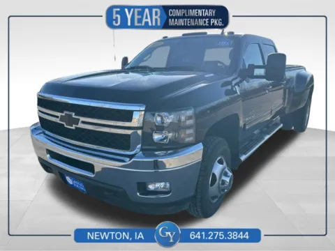 Black 2012 Chevrolet Silverado 3500HD LTZ for sale in Newton, IA