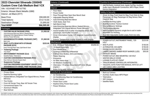 Photos of 2023 Chevrolet Silverado 2500HD Custom for sale in Newton, IA at Gregg Young Newton