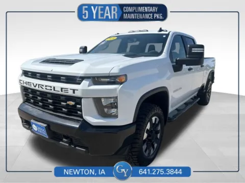 White 2020 Chevrolet Silverado 2500HD Custom for sale in Newton, IA