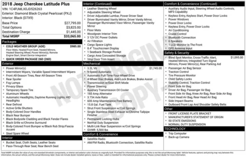 Photos of 2018 Jeep Cherokee Latitude Plus for sale in Newton, IA at Gregg Young Newton